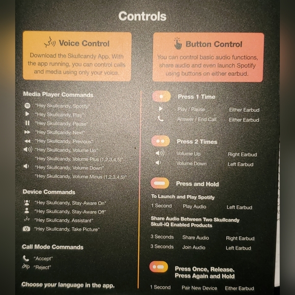 Skullcandy Push Active True Wireless Earbuds LIKE NEW - Picture 6 of 16